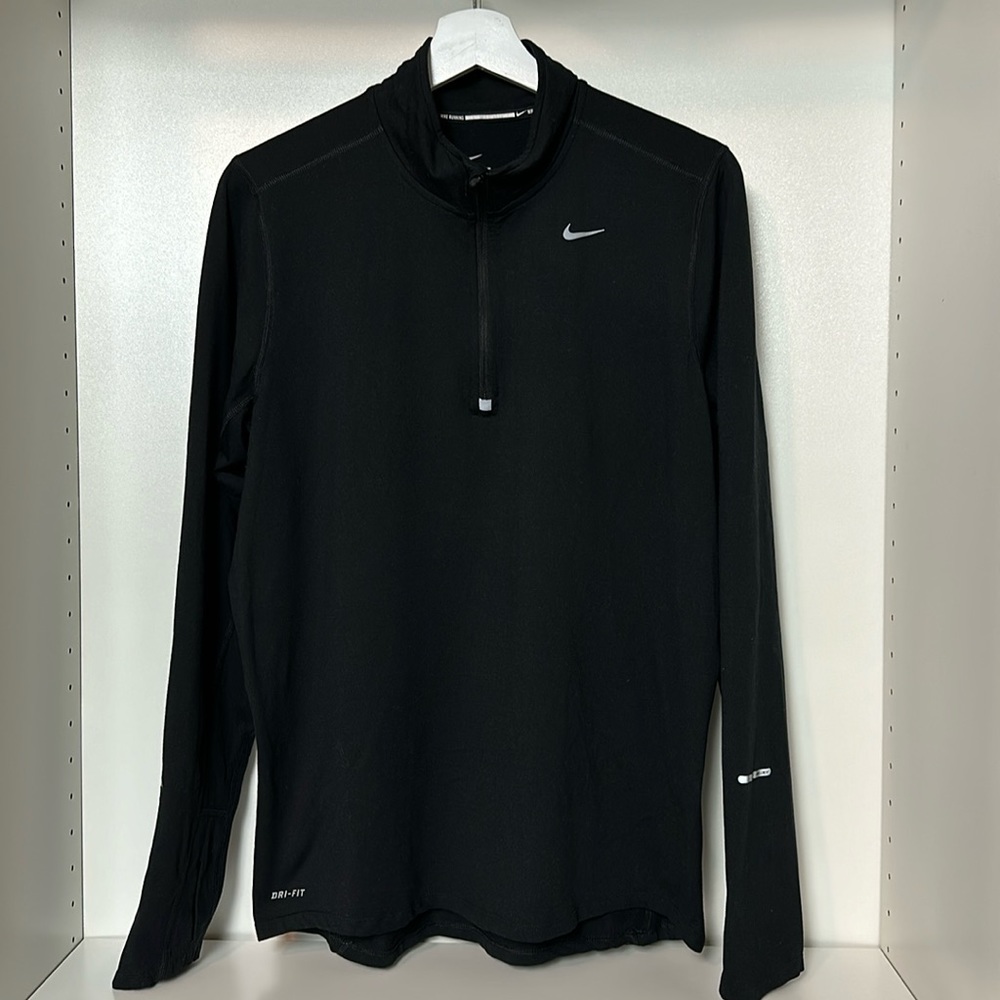 NIKE DRI-FIT Half-Zip long sleeve running top Men’s Size M